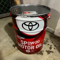 トヨタ純正オイル　モーターオイル　0w-20
