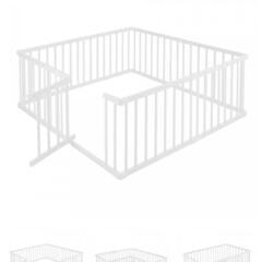 木製　カトージ　ベビーサークルの画像