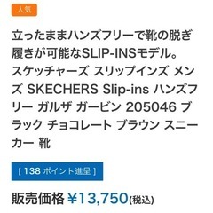 SKECHERSスリップインズの画像