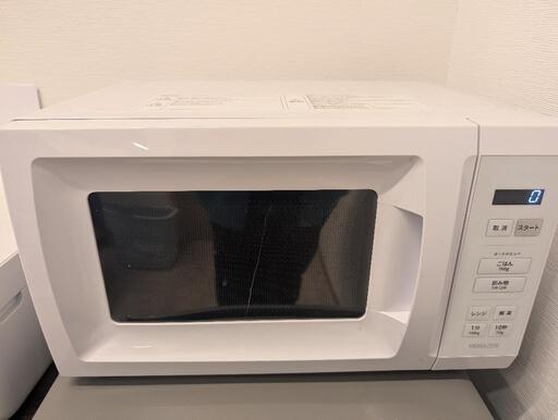 電子レンジ　YAMAZEN　白　23年製