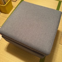 オットマン グレー 正方形
 