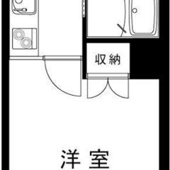 フリーレント賃貸⭐️敷・礼・仲0円⭐️新宿駅⭐️２４時間換気シス...
