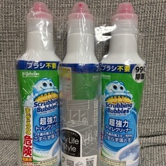 終了　
こすらずトイレ掃除