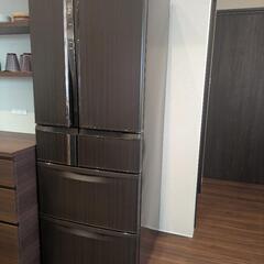 冷蔵庫　三菱電機製　2012年製　お洒落な木目調の画像