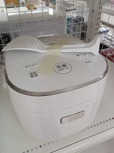 ★ジモティ割あり★ SHARP 炊飯器 KS-CF05A-W 3合炊き 19年製 動作確認／クリーニング済み TC7180