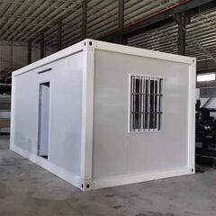 【資材でのご提供】W2000×D3000×H2500㎜ ジャスト約6㎡・3.7畳 2階建て6個セット現地組立 ユニットハウス 簡易ハウス コンテナハウス 窓二つ付き 納期相談 低コスト 耐火 断熱 防音 耐震 連結可能 増築対策 物置・事務所・別宅・従業員宿舎に最適 日本語説明書付き グレー (グリーン)[兵庫から全国]新品未使用 ユニットハウス プレハブ 海上 コンテナ ログ 仮設住宅 事務所 倉庫 野外 OK 海外製 格安 屋上テラスガレージの画像