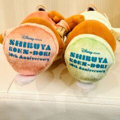 ディズニーストア 渋谷公園通り 30周年 チップとデール ぬいぐるみの画像