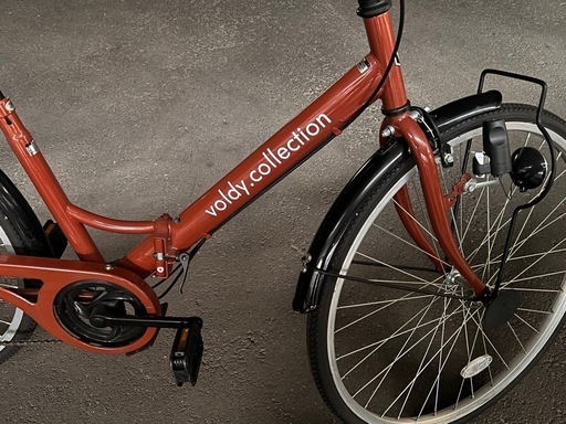 ボルディ(Voldy.Collection)ブラウン色の折りたたみ自転車をお譲りします 