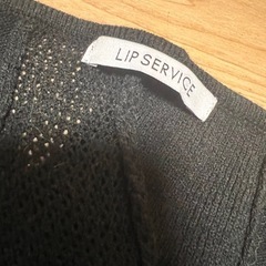 LIP SERVICE 薄手　ニット　Fの画像