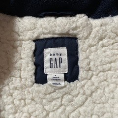 baby GAP ネイビー ダウンベスト 110/60の画像
