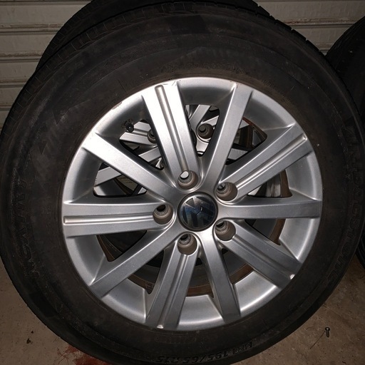 195/65r15ブリヂストンネクストリータイヤ付きVW用アルミ