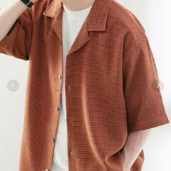 【新品】URBAN RESEARCH ITEMS サマーツイードオープンカラー半袖の画像