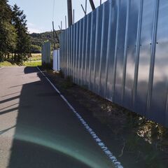 画像の安全鋼板一式　70ｍ分