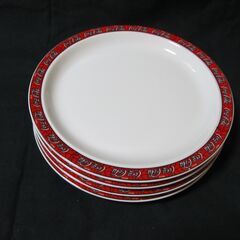 コカコーラ  昭和 レトロ 懸賞当選品 大皿 4枚 プレート の画像