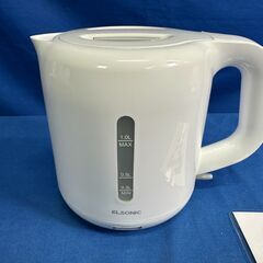 【動作保証あり】ELSONIC エルソニック 2021年 EM-KTL10 1.0L 電気ケトル【管理KRK1054】の画像