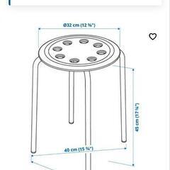 6脚セット　スツール　ブラック　椅子の画像