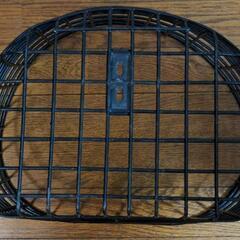 自転車　フロントバスケット　前かご　黒　ブラック　収納カゴにもの画像