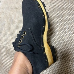 【あげます】中古　サボ　編み上げ靴　厚底　10代〜40代くらいの女性に