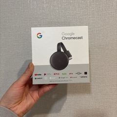 【受付終了
】Googleクロムキャスト　テレビにケータイの動画反映