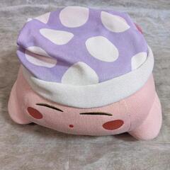 非売品　カービィあみあみBIGぬいぐるみ 　すやすや　ピンク　ア...