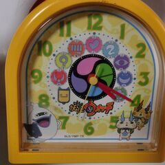●人気のおしゃべり妖怪ウォッチ●（時計、目覚まし、おしゃべり、動作確認）使用品、●電池お付けします、●その場でご確認できます、◎ネット検索してください、ご理解よろしくお願い★お手数をおかけしますプロフィール必読ですの画像