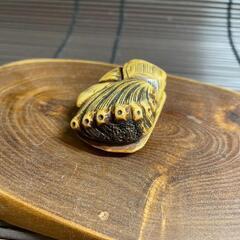 『アワビ』鮑　根付（提げ物 /緒締め /帯留め /Netsuke）海　貝