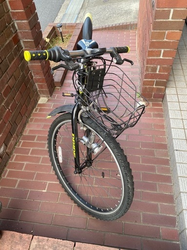自転車　26インチ　子供用 。