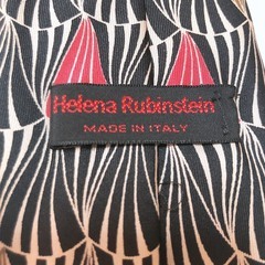ネクタイ 中古 美品 シンプル 柄物ナロータイレギュラータイHelena Rubinsteinヘレナルビンスタインの画像