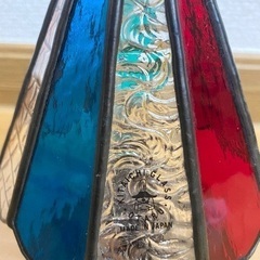 北一硝子 テーブルランプ ステンドグラスの画像