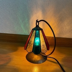 北一硝子 テーブルランプ ステンドグラス