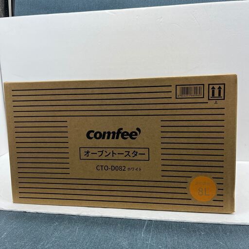 462 未開封未使用 COMFEE' コンフィー オーブントースター 2枚焼き CTO-D082 ホワイト トースター パン焼き 2枚 小型 コンパクト トースト