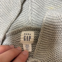 【GAP 80cm】くまさんカーディガンの画像
