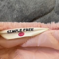 女の子110 cm コートの画像