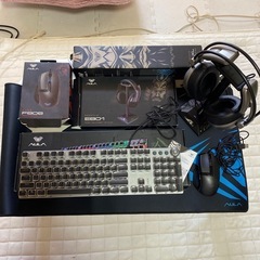 AULA　ゲーミング　豪華5点セット