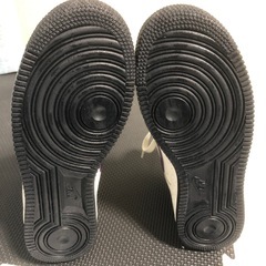 ⭐︎値下げ⭐︎　NIKEiD　NIKE エアフォース1 カスタマイズモデル　ホワイト/パープル ハイカット24.5㎝の画像