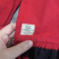 Ralph Lauren 赤 シャツワンピース チュニック 100/56の画像