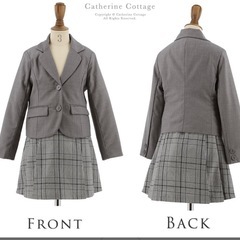 コンパクトジャケット＆チェック柄プリーツスカート／キャサリンコテージ（Catherine Cottage）の画像