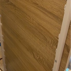 【美品】LOWYA(ロウヤ) 突っ張り 壁面収納 パーテーション　壁面収納棚 壁面ラック ラダーラック 間仕切り 仕切り おしゃれ つっぱり 突っ張り棒 の画像