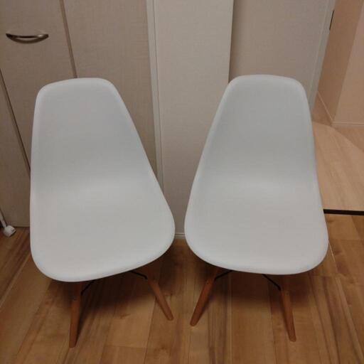 2脚　椅子　ダイニングチェア　セット