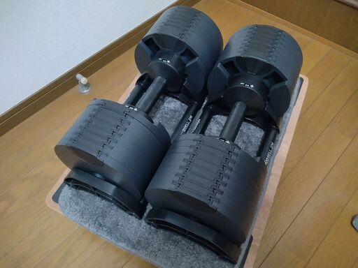 美品！人気のNUOBELL フレックスベル　36キロ2キロ刻み2個セット＋リーディングエッジ製フラットベンチ
