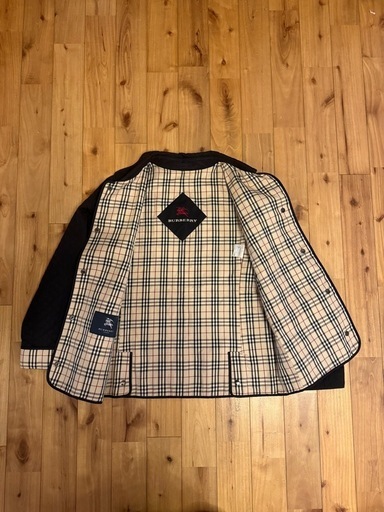 Burberry キルティングジャケット BLK M相当 バーバリー