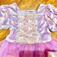 ディズニーラプンツェルドレス他プリンセスセットの画像