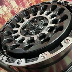 ランクル250 新作ホイール4本セット！PPX GX14 18インチ 8J インセット50 PCD139.7-6H マットブラックポリッシュ！ランクル300にも！の画像