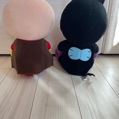 アンパンマン　バイキンマン　ジャンボぬいぐるみの画像