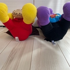 アンパンマン　バイキンマン　ジャンボぬいぐるみの画像