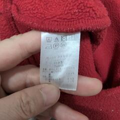 familiar ファミリア ベビーベスト 赤 70の画像