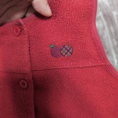 familiar ファミリア ベビーベスト 赤 70の画像