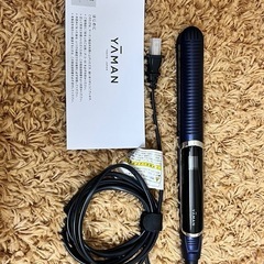 【値下げ】YA-MAN スムースアイロン　フォトイオン（ネイビー） の画像
