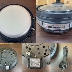 象印　グリル鍋　EP-SA10 2017年製　あじまる　2.1L　ブラックの画像