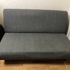 ソファー　二人掛け　グレー
